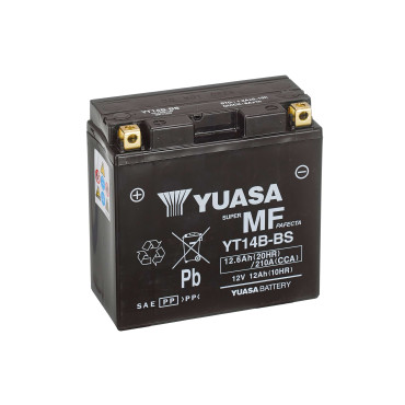 מצבר אופנוע Yuasa YT14B-BS / YT14B-4