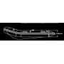 SEAPRO סירה גומי מקצועית רצפת אלומיניום קשיחה אורך 3.2 מטר תקן CE